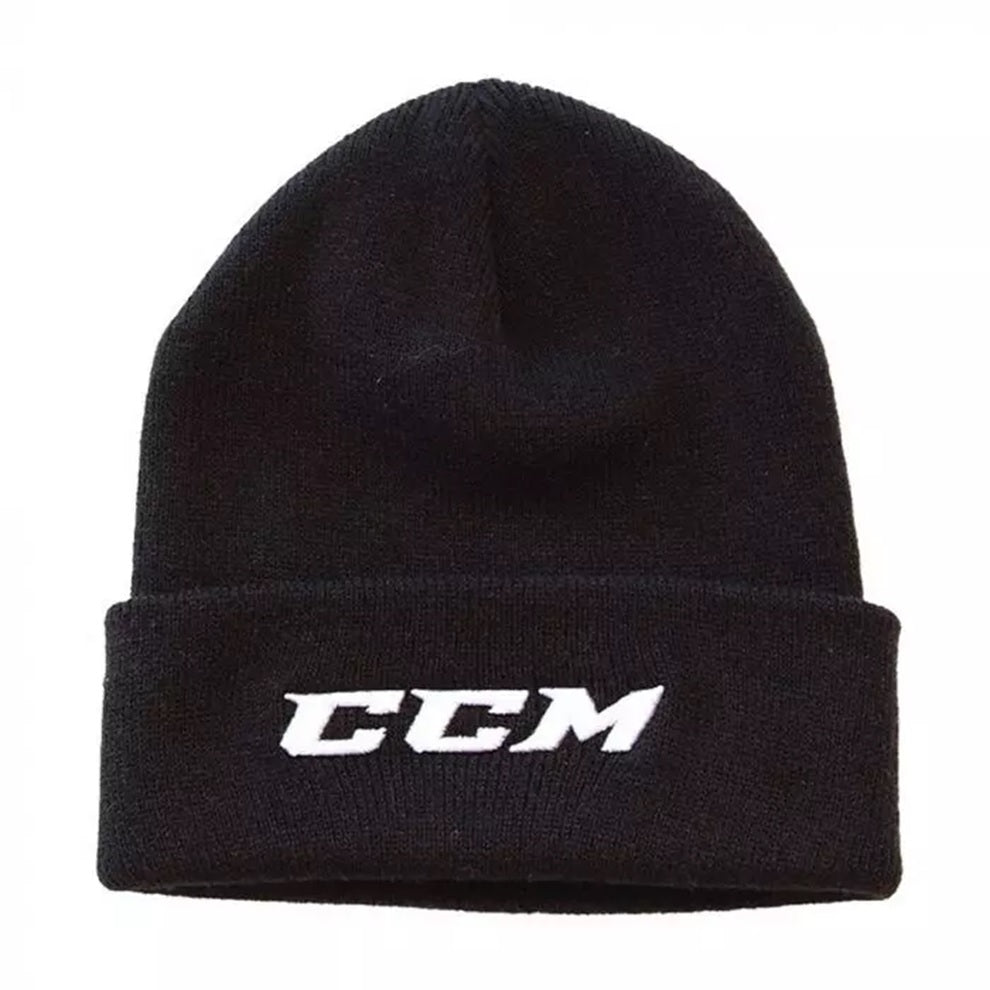 CCM Ice Hockey Team Cuffed Beanie SR Nero Taglia unica